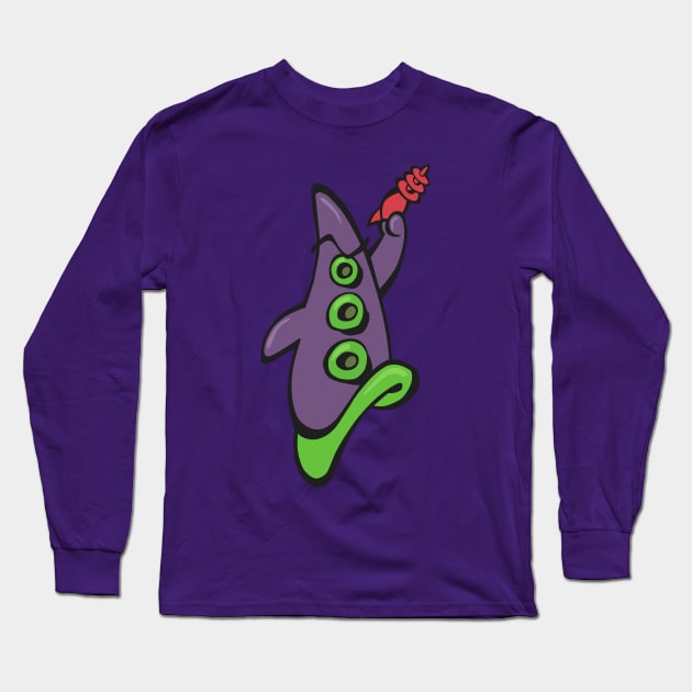 Day of the Tentacle Long Sleeve T-Shirt by procrastitron4000